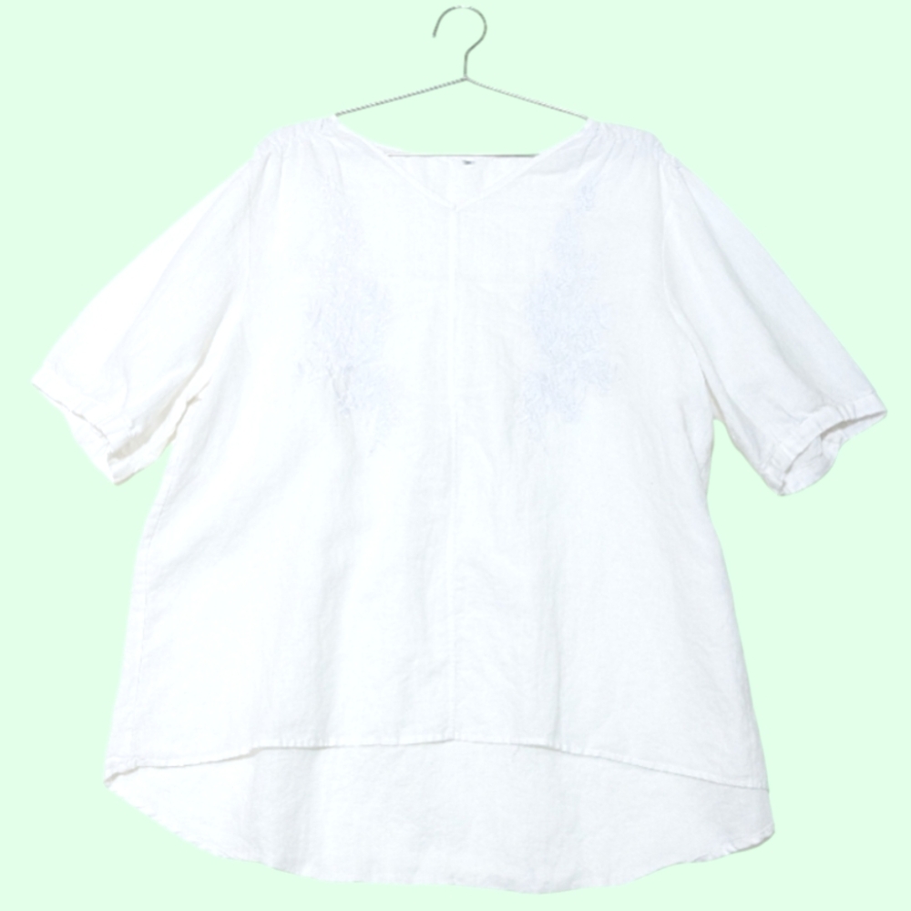 Unknown | Bohemian Blouse | Shabby Chic  Hippie |  Cottagecore | Embroidery |